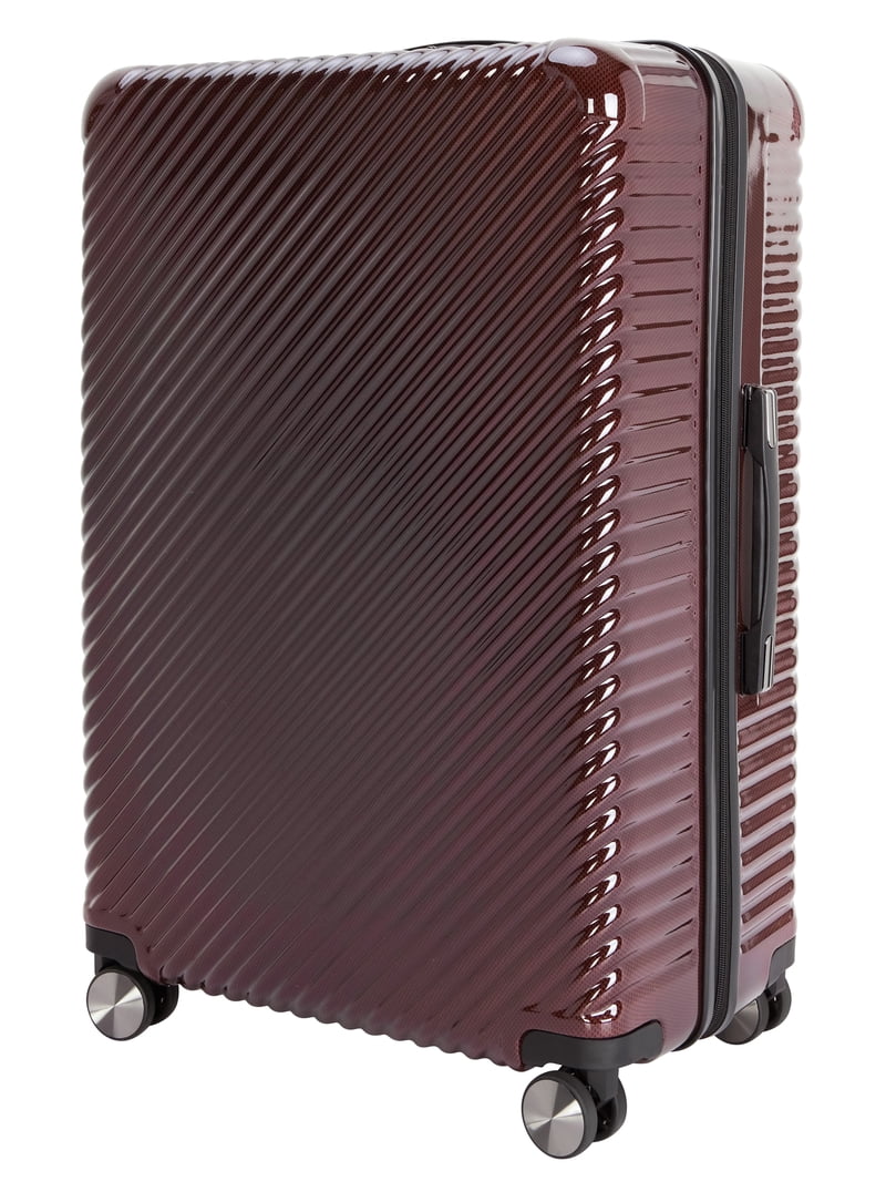 Ecotech Veer 28-inch Hardside Spinner Luggage, Chocolate, Durable