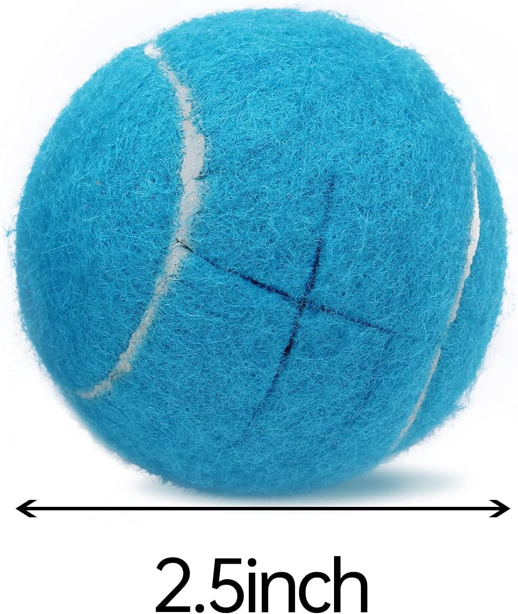 Magicorange 20 PCS Precut Walker Tennis Balls for Furniture Legs and Floor Protection (Blue)