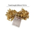 thumbnail image 3 of Fwttom Clot H Lamp String, Simulation Golden Leaf Copper Wires Lamp Rattan Leaf Light String LED Lights Flashing Lights Modern Decorative Lights, 3 of 6