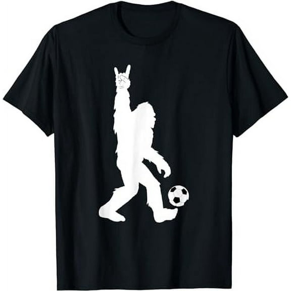 Funny Soccer Bigfoot Rock On for Sasquatch Soccer Players T-Shirt
