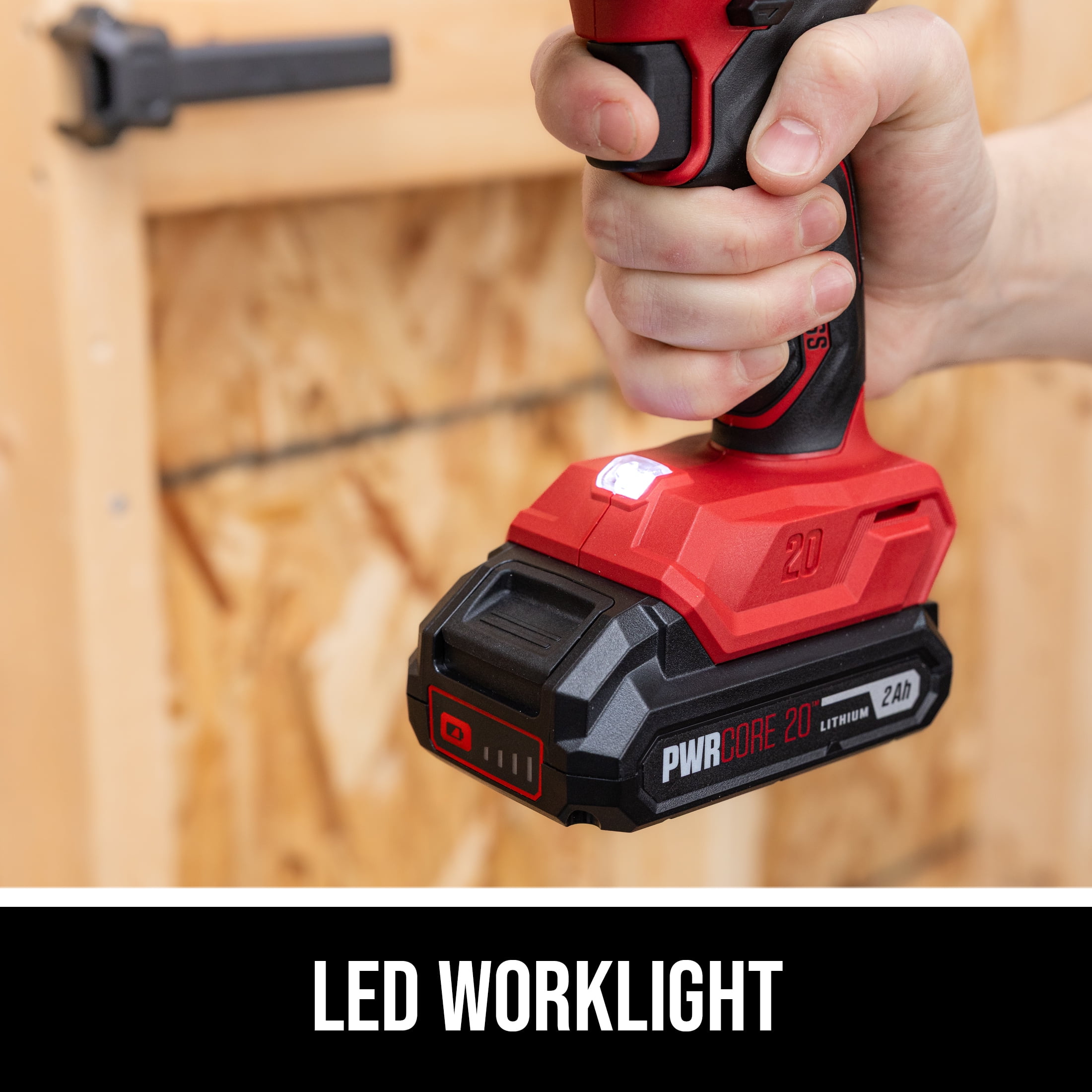 SKIL PWRCORE 20™ Brushless 20V 1/2 In. Drill Driver with 2.0Ah Battery and Standard Charger-DL6280B-10