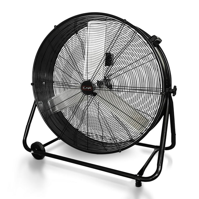Ventilador de piso de alta velocidad y servicio pesado CAP Barbell de 30 pulgadas: máxima potencia de enfriamiento para gimnasios y hogares