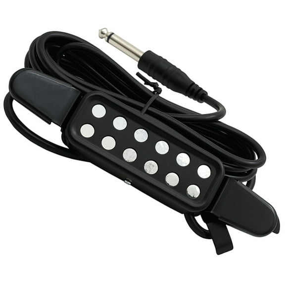 HOMEMAXS High Sensitivity Guitar Pickup Professional Guitar Sound Pickup Guitar Accessory with Cable Cord
