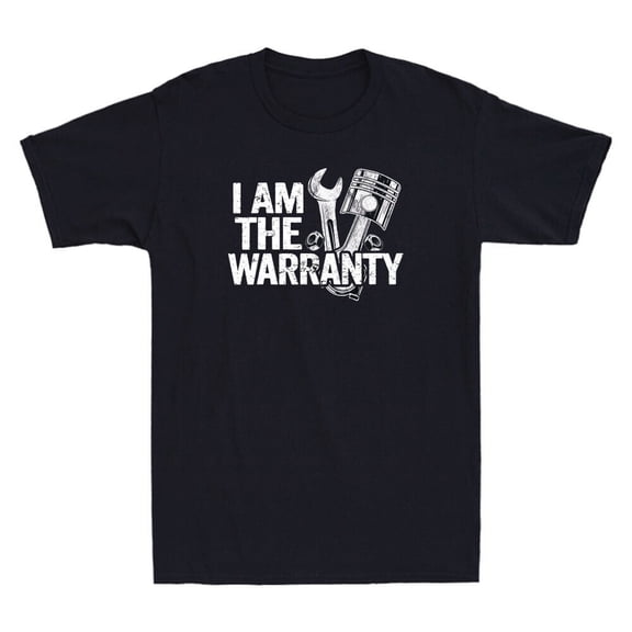 I Am The Warranty Race Car Parts Repair Guy Mechanic Gifts Vintage Men's T-Shirt