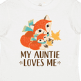 thumbnail image 4 of Inktastic Auntie Loves Me Woodland Fox Gift Boys or Girls Toddler T-Shirt, 4 of 5