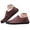 Red, variant on Mens Leather Penny Loafers Slip On Driving Shoes Lightweight Comfort Flat Casual Business Shoes Retro Suede Hand Sewn Breathable Soft Sole（Red，Size 7)