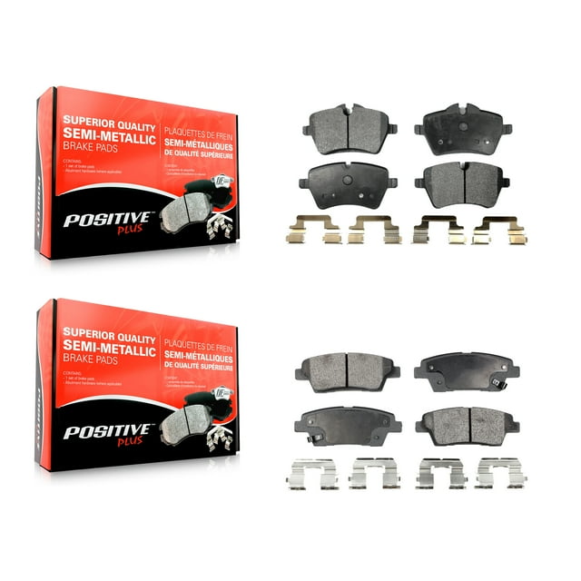Positive Plus Front Rear Semi-Metallic Brake Pads Kit for Car Mini Cooper Countryman Paceman KPF-100084