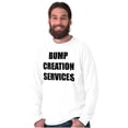 thumbnail image 4 of Dad Bump Creation Baby Announcement Men's Long Sleeve Tee T Shirt Brisco Brands M, 4 of 6