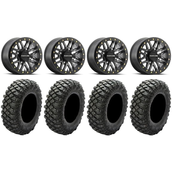 Raceline Ryno Bdlk 14" Gm Wheels 32" Crawler XG Tires Polaris RZR XP 1000 / PRO XP / Ranger XP 900/1000