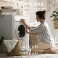 thumbnail image 6 of Sacred Thread Reversible Bamboo Comforter - Soft & Lightweight - Down Alternative Filling, Cooling, 6 of 6