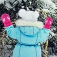 thumbnail image 2 of fastboy Children's Ski Gloves Mittens Waterproof and Windproof Snow Gloves Cartoon Rabbit Mittens Gloves Warm Winter Gloves, 2 of 9