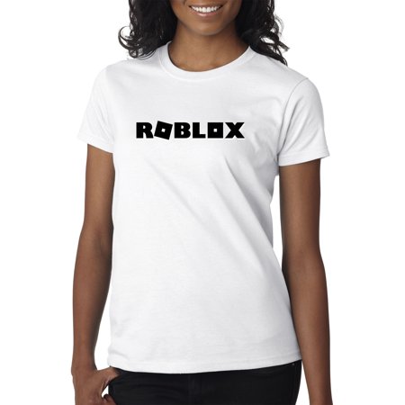 New Way 1168 Womens T Shirt Roblox Block Logo Game Accent Small White - natural selection shirt roblox