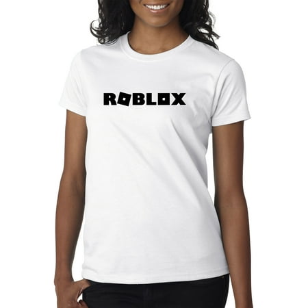 New Way New Way 1168 Women S T Shirt Roblox Block Logo Game Accent Xl White Walmart Com Walmart Com - roblox hobo shirt