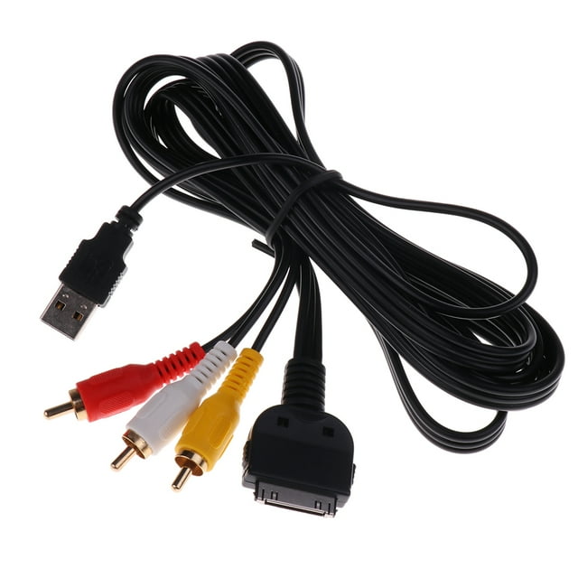 Arnés De Cable De Conector De Cable De Audio 3-RCA Para Camión De s Y Automóvil Para Avic-7010Bt Avic-F900Bt Soledad Cable de carga del adaptador AUX
