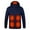 Blue, variant on KIHOUT Fall and Winter Plus Size Outdoor Warm Clothing Heated for Riding Skiing Fishing Charging Via Heated Coat S-6XL