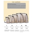 thumbnail image 4 of Seyurigaoka Hanging Purse Organizer Non Woven Handbag Organizer Clear Vinyl Pocket, 4 of 7