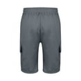 thumbnail image 6 of kamemir Running Shorts for Men Men's Casual Cargo Shorts Classic Stretch Waist Drawstring Outdoor Shorts Grey,M, 6 of 6