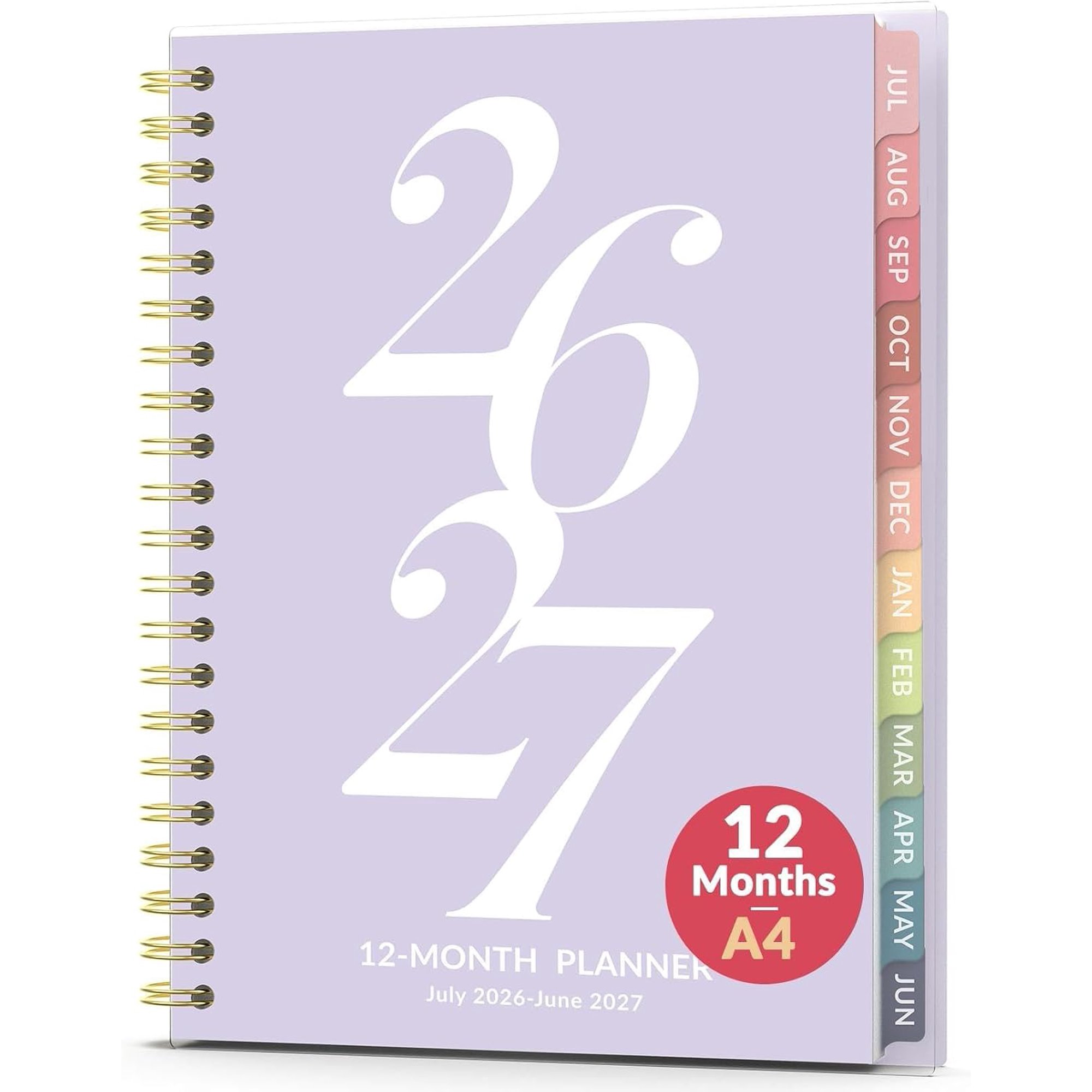 Planner 2026-2027 July 2026 - June 2027 8.5x11 Academic Planner Purple 8.5 x11 (Jul 2026-Jun 2027)