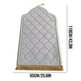 thumbnail image 5 of Prayer Mat 1PC,Foldable Flannel Carpet with Non-Slip Backing for Home, Office & Travel Use(Silver), 5 of 8