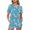 Pink Axolotl, variant on Yuyamidu Pink Flowers Women's Short Sleeve Pajama Set Soft 2-Piece Sleepwear with Round Neck Top & Lounge Shorts Sleep Set