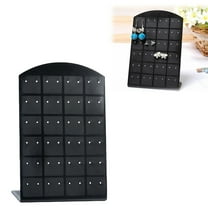 1 Earring Storage Display Stand Shape 48 Holes Ear Stud Earrings Display Rack Jewelry Holder Organizer