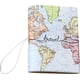 thumbnail image 1 of Funda para pasaporte con mapa del mundo, funda para pasaporte de viaje, billetera con tarjetero y cierre elástico., 1 of 9