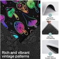thumbnail image 3 of Purple Mushroom Star Black Pattern Kitchen Rugs Sets Of 3,Kitchen Runner Rugs Non Skid Washable,Decorative Kitchen Floor Mats for Kitchen,Sink,Laundry,17"x30"+ 17"x47" + 17"x59", 3 of 6