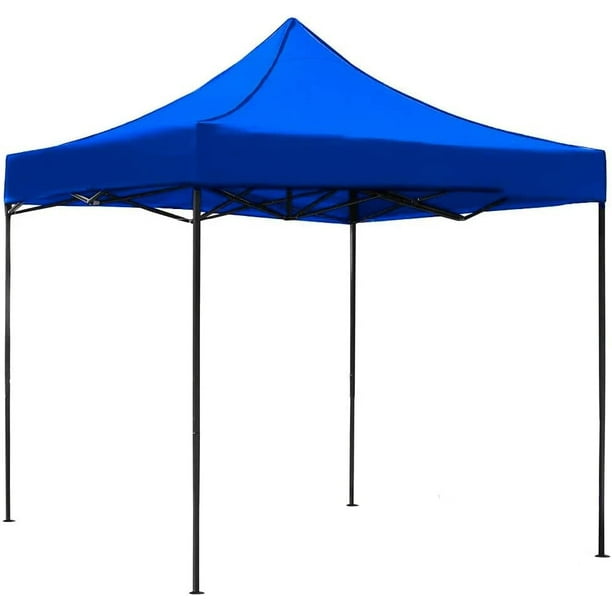 Carpa 3 x 3 Metros Toldo Lona Impermeable Plegable Para Jardin Color Azul Practiksa Carpa 3 x 3