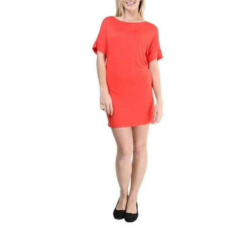 24/7 Comfort Apparel Women's Oversized T-shirt Dress