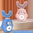 thumbnail image 4 of Ultrasonic Kids Electric Toothbrush, Soft Silica Gel Brush Head,u Type, 4 of 5