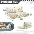 thumbnail image 6 of XYZCANDO Beautiful Butterfly Flower RV Dinette Cushions Leafy Daisy Pattern Universal RV Accessories Comfortable Couch Cushion Covers Loveseat Sofa Chair Cover Furniture Protector Stretchable, 6 of 6