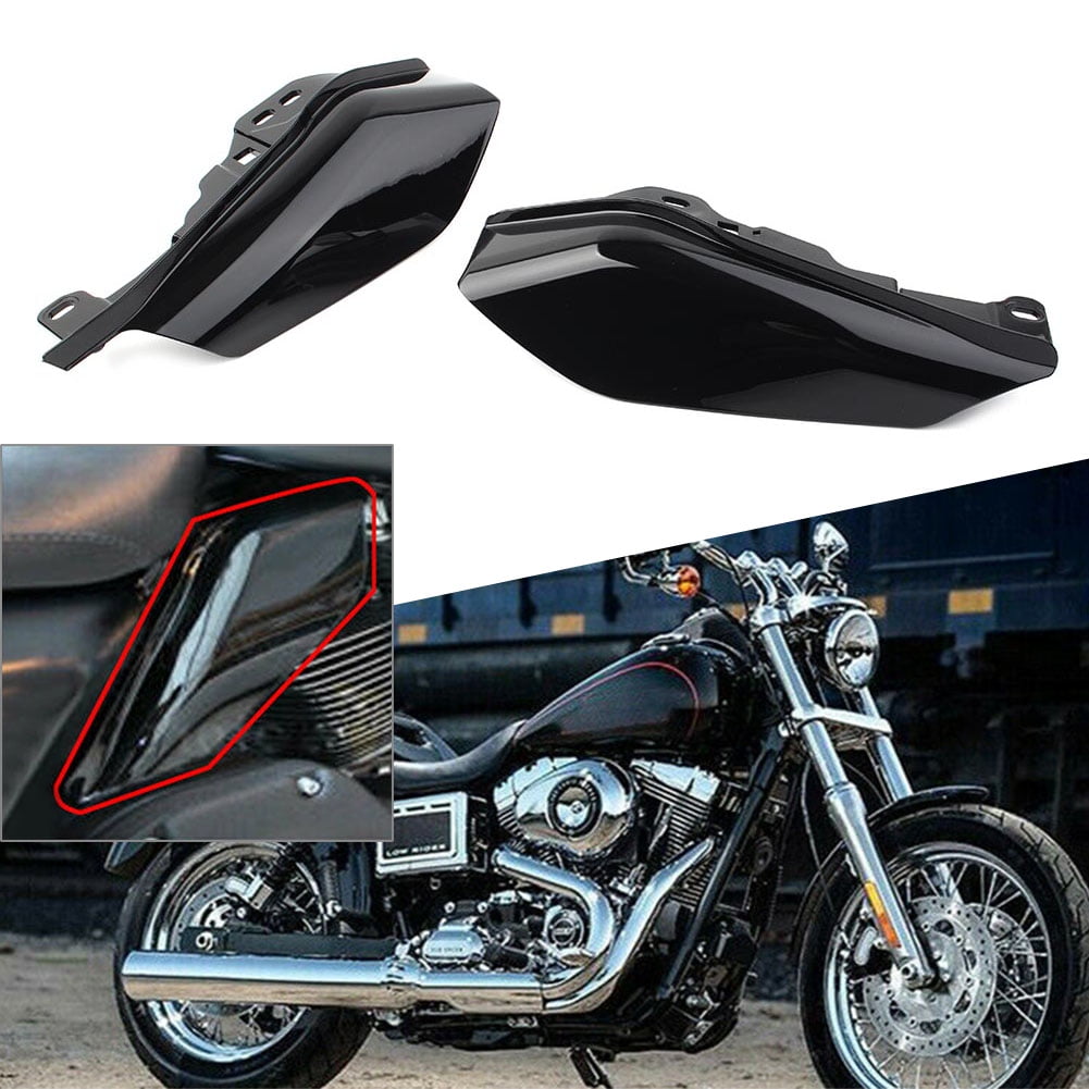 BFY 1Pair Motorcycle MidFrame Air Deflector Wind Heat Shield Trim