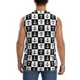 thumbnail image 4 of Disketp Nautical Anchors1 Sleeveless Tshirts For Men, Muscle Shirts For Men Dry Fit Tank Top-X-Large, 4 of 8
