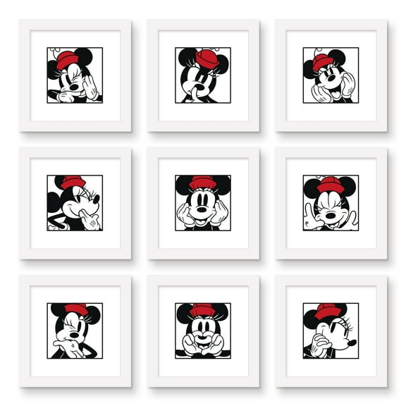 Gallery Pops Disney Mickey Mouse - Minnie Expressions Wall Art Bundle (9-Pack)