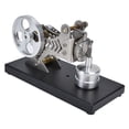 thumbnail image 2 of Engine Model, Durable Mini Motor Model Aluminum Construction Classical  For Mechanics Learning For Science Project, 2 of 8