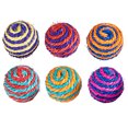 thumbnail image 1 of SHISUYAN 6Pcs Creative Scratch Toy Cat Ball Plaything Pet Interactive Toy Random Color, 1 of 9