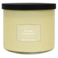thumbnail image 1 of Mainstays 3-Wick Textured Wrapped Cremey Cashemer Scented Candle, 14 oz, 1 of 6