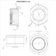 thumbnail image 4 of 5X Juego de Fresas Cónicas de Acero Inoxidable de Repuesto, Accesorios de Repuesto de 48 mm para Magic/Royal/Strato, 4 of 7