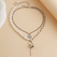 thumbnail image 4 of NICKSUN Seashell Necklace Shell Necklaces for Women Charm Necklace Beachy Jewelry for Women Gold Pearl Starfish Necklace Stack Non Tarnish Waterproof Summer Jewelry, 4 of 6