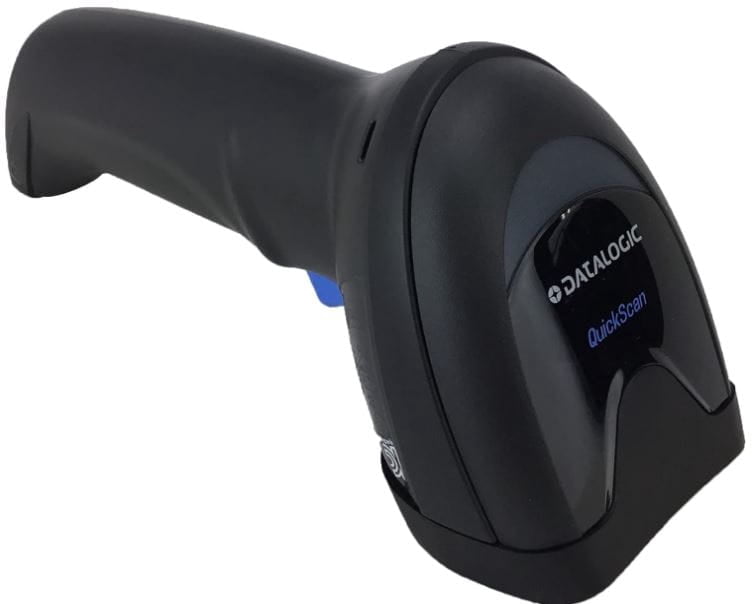 Datalogic QuickScan QD2590-BK Corded Handheld Omnidirectional 2D Area Imager Barcode Scanner, Black, Reads 1D/2D & Postal Codes, USB/RS232/Keyboard Wedge, Cable Not Included