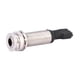 thumbnail image 4 of Conector Zhivalor 1/4 6,35mm Salida 2,5mm Entrada Endpin Jack Para Guitarras Piezo Pickup Color Plata, 4 of 8
