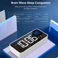 thumbnail image 5 of Durable LED Digital Alarm Clock Intelligent Voice Control Temperature Display Electronic Clocks Home Decoration, 5 of 6