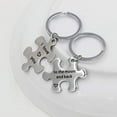 thumbnail image 5 of I Love You to the Moon and Back Keychains, Valentines Gifts for Boyfriend and Girlfriend, Couples Puzzle Matching Keyring Y1103, 5 of 6