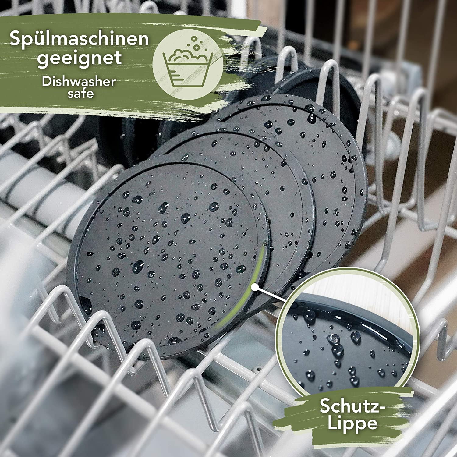 Lot De 30 Dessous De Verre Ronds En Feutre Pour Verres