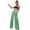 Green, variant on Babysbule Womens Wide Leg Winter Pants Women's Fashion Elegant High Waist Pants Trousers Flare Zipper Pants