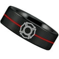 thumbnail image 5 of Thin Red Line Firefighter Tungsten Carbide Ring, 5 of 7
