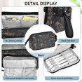 thumbnail image 4 of Nylon Fish Mouth Pencil Case with Large Capacity Zipper Pencil Pouch Mushrooms and Plants Pattern Pencil Bag Organizers, 4 of 7