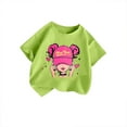 thumbnail image 3 of oqasdz Kids Child Boys Girls T Shirts Cute Graphic Round Neck Short Sleeve Tee Summer Casual Fashion T Shirt, Size 7-8 Years, 3 of 3
