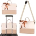 thumbnail image 2 of Laptop Bag 14 inch - for Women Computer Case Shoulder Messenger (creamy-white14), 2 of 6