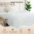 thumbnail image 3 of MARNUR All-Season Comforter Duvet Insert, Breathable Cooling Quilted Down Alternative, Fluffy Soft Luxury Hotel Style, Machine Washable, Queen Size 90"x90", 3 of 11